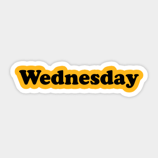 Wednesday Sticker